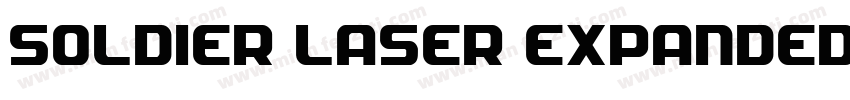 soldier laser expanded字体转换
